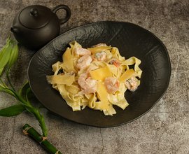 Паста с креветками